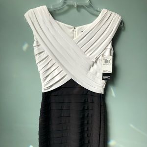 Elegant B&W evening dress